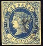 Spain 1862 Queen Isabel II 2cu Blue & Yellow Edifil 57. Spain 1862 Edifil 57 Queen Isabel II. Subida por susofe